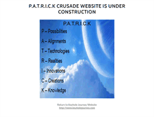 Tablet Screenshot of patrickcrusade.org